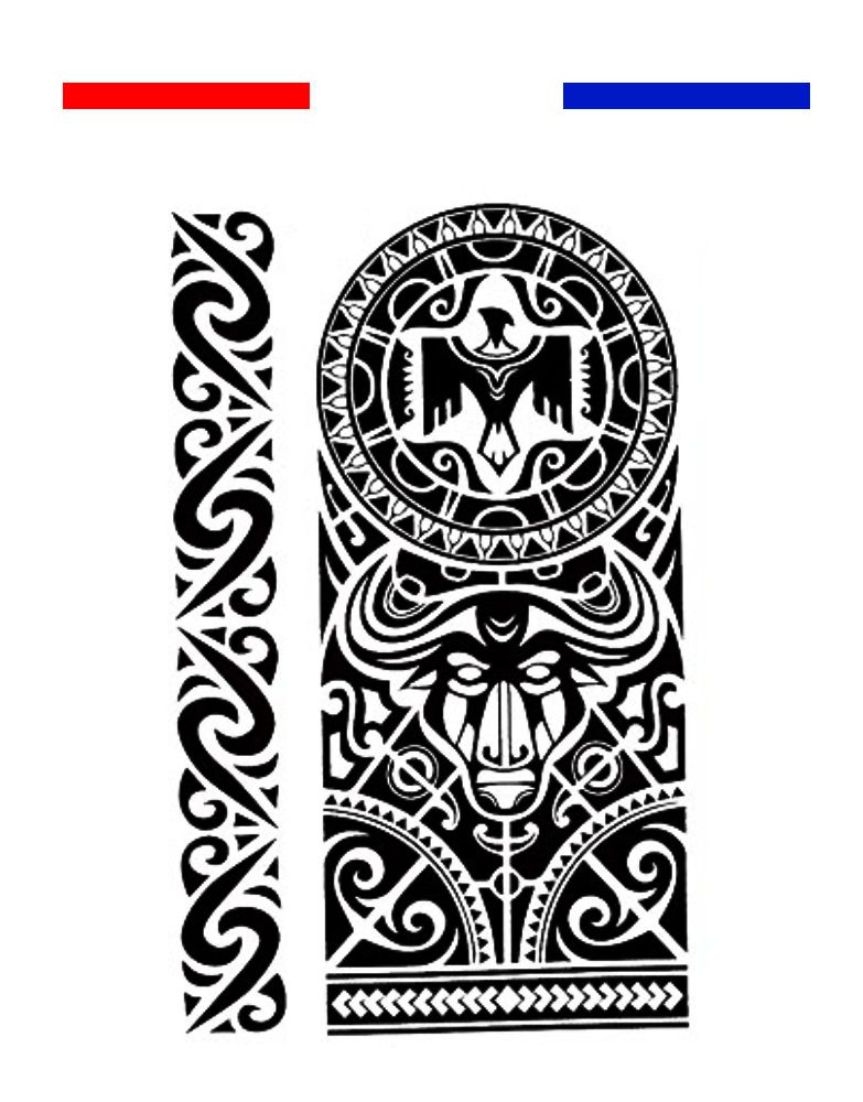 tatouage bracelet tribal animaux épaule