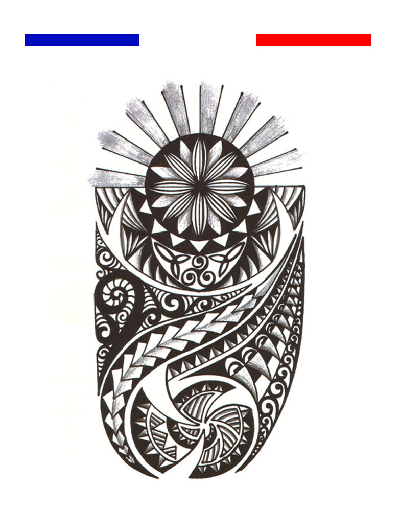 Tatouage Maori Bras Mollet Noir Mon Petit Tatouage Temporaire