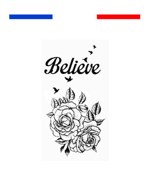 Tatouage Rose Et Oiseaux