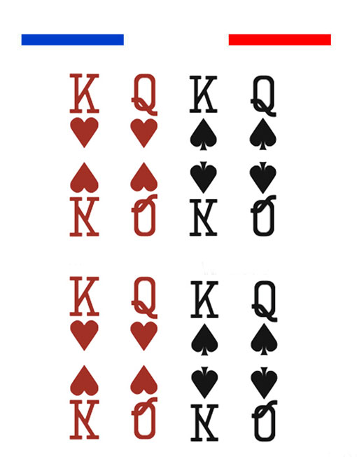 tatouage king & queen doigts temporaire | mon petit tatouage temporaire