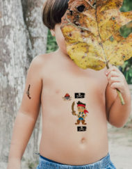 Tatouage temporaire pirates pour enfants