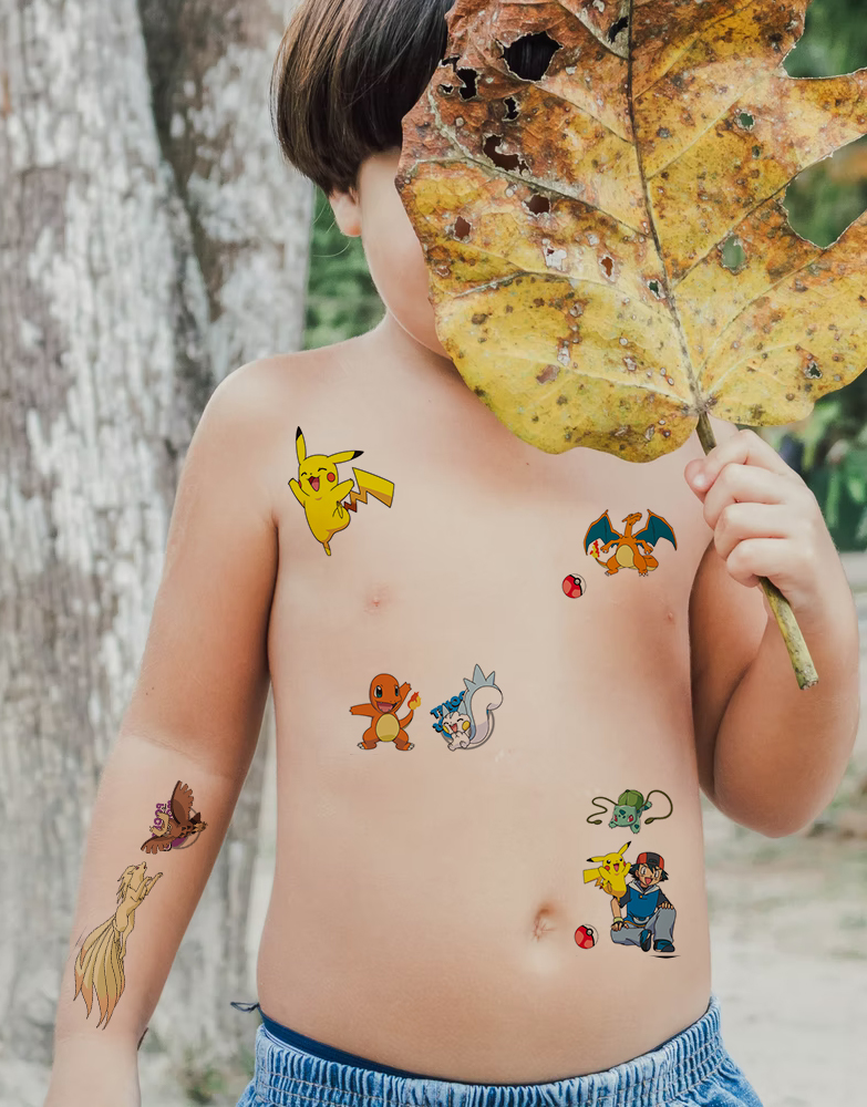Tatouages pokemon pour enfant | Mon Petit Tatouage Temporaire